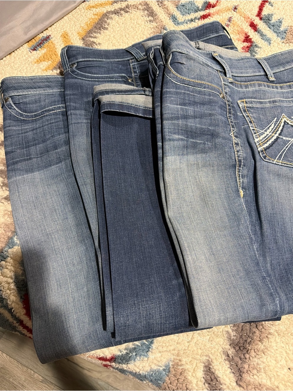 Ariat Women's Multi-Blue Bootcut Jeans Trio
